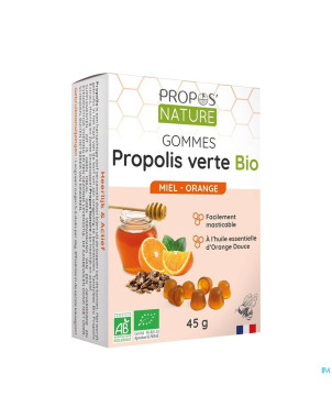 Gomme propolis bio miel eucalyptus 45g