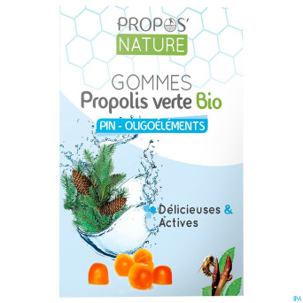Gomme propolis s/sucre pin oligoelements 45g