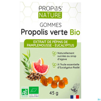 Gomme propolis extrait pepin pamp eucalyptus 45g