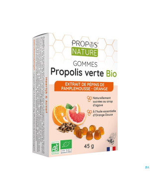 Gomme propolis extrait pepin pamp orange 45g