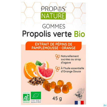 Gomme propolis extrait pepin pamp orange 45g