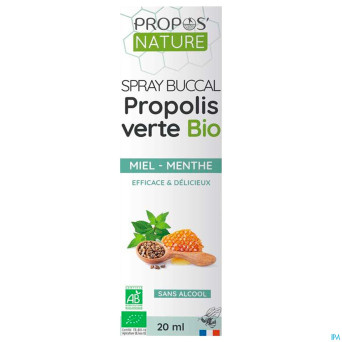 Spray buccal propolis miel menthe s/alcool 20ml