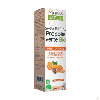 Spray buccal propolis epp miel orange 20ml