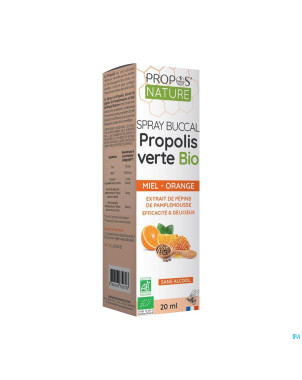 Spray buccal propolis epp miel orange 20ml