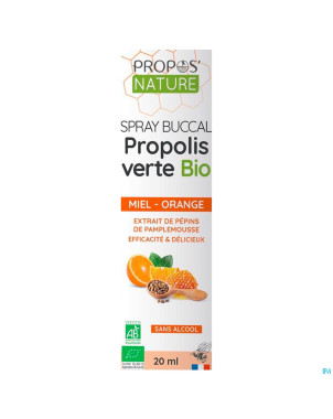 Spray buccal propolis epp miel orange 20ml