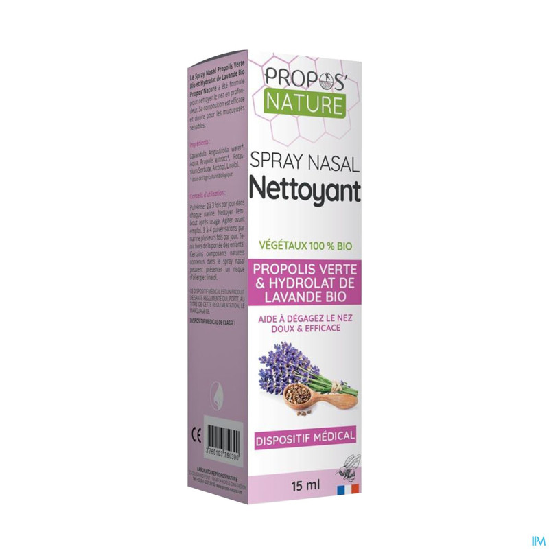 Spray nasal propolis hydrolat lavande 15ml
