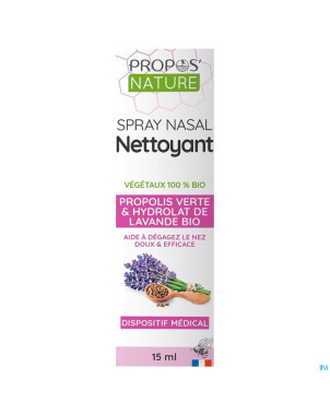Spray nasal propolis hydrolat lavande 15ml