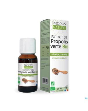 Solution hydro alcoolique propolis verte 20ml