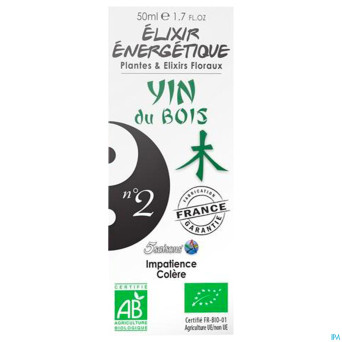 Elixir energetique n 2 yin bois 50ml