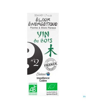 Elixir energetique n 2 yin bois 50ml