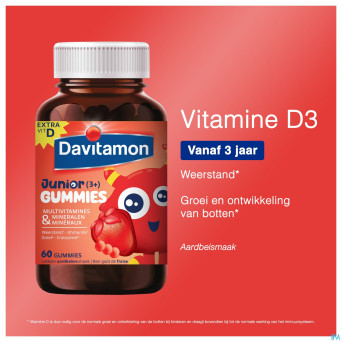 Davitamon junior gummies fraise 60