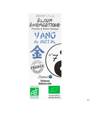 Elixir energetique n 7 yang metal 50ml