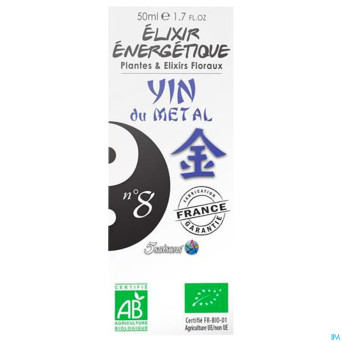 Elixir energetique n 8 yin metal 50ml