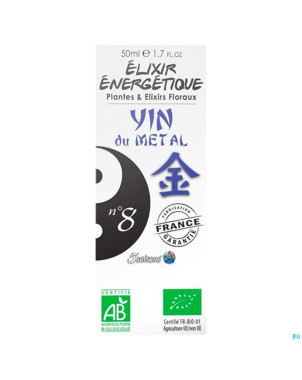 Elixir energetique n 8 yin metal 50ml