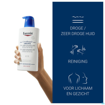 Eucerin urea repair plus gel nettoy. 5% uree 400ml