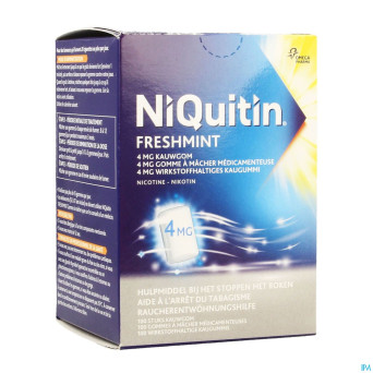 Niquitin mint 4,0mg gomme a macher 100