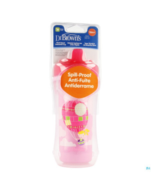 Dr brown gobelet 300ml rose    escos