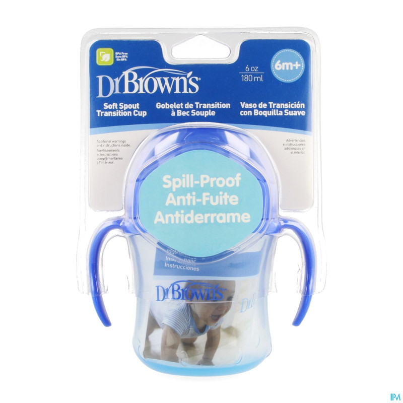 Dr brown gobelet 180ml bleu    escos