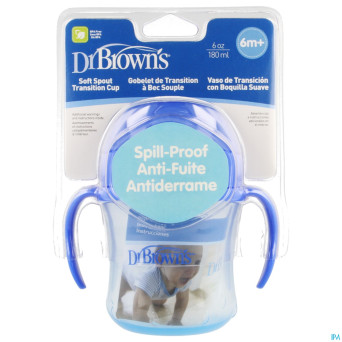 Dr brown gobelet 180ml bleu    escos