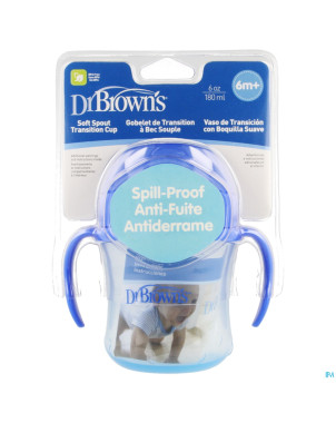 Dr brown gobelet 180ml bleu    escos