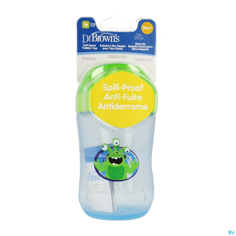 Dr brown gobelet 270ml bleu    escos