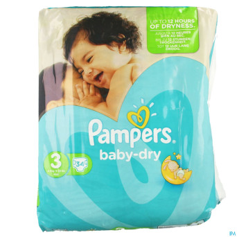 Pampers new baby midi    4- 9kg 34