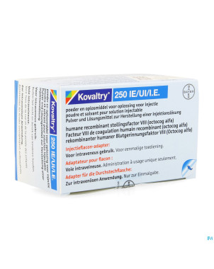 Kovaltry  250ui ser preremplie 2,5ml + fl inj 1
