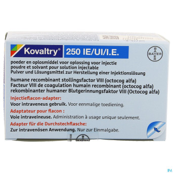 Kovaltry  250ui ser preremplie 2,5ml + fl inj 1