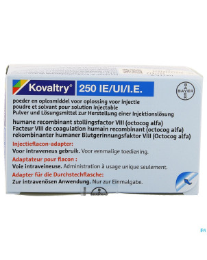 Kovaltry  250ui ser preremplie 2,5ml + fl inj 1