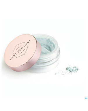 Cent pur cent poudre mineral couleur menthe    2g