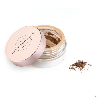 Cent pur cent poudre mineral couleur caramel    2g