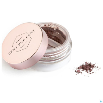 Cent pur cent poudre mineral couleur chocolat   2g