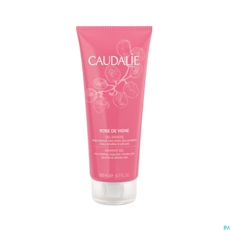 Caudalie corps gel douche rose vigne promo   200ml