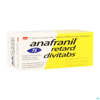 Anafranil retard divitabs 75mg impex. comp 42 pip