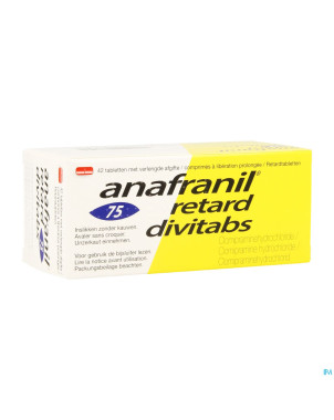 Anafranil retard divitabs 75mg impex. comp 42 pip