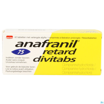 Anafranil retard divitabs 75mg impex. comp 42 pip