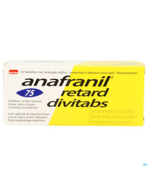 Anafranil retard divitabs 75mg impex. comp 42 pip
