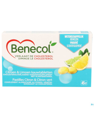 Benecol stanol vegetal lemon & lime    softgel  45