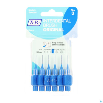 Tepe interdental brush 0,60mm blue    6