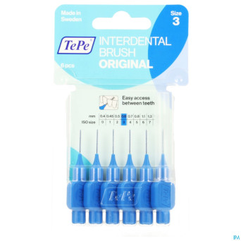 Tepe interdental brush 0,60mm blue    6