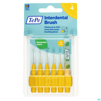 Tepe interdental brush 0,70mm yellow    6