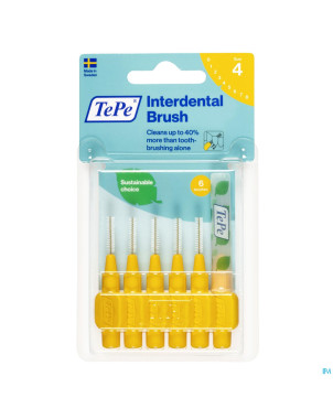 Tepe interdental brush 0,70mm yellow    6