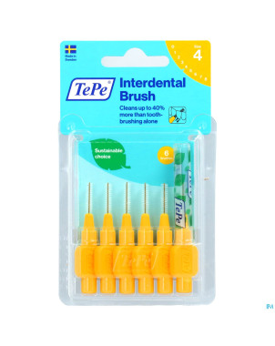 Tepe interdental brush 0,70mm yellow    6