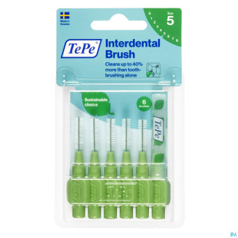 Tepe interdental brush 0,8mm green    6