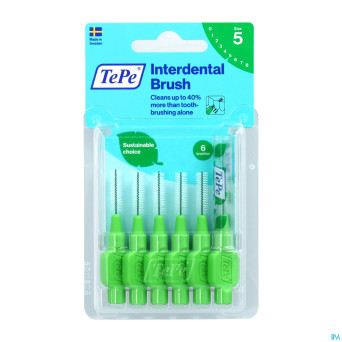 Tepe interdental brush 0,8mm green    6