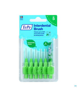 Tepe interdental brush 0,8mm green    6