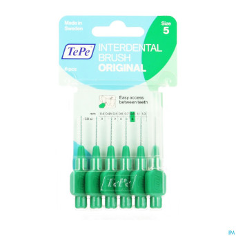 Tepe interdental brush 0,8mm green    6