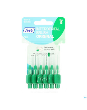 Tepe interdental brush 0,8mm green    6