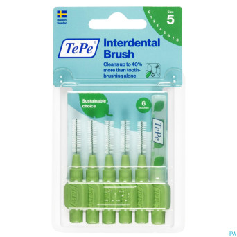 Tepe interdental brush 0,8mm green    6