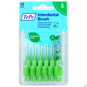 Tepe interdental brush 0,8mm green    6